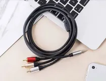 Comprar Cable Plug 3.5mm Macho A 3 Rca  Audio Vídeo Tv Box 1.8mt.
