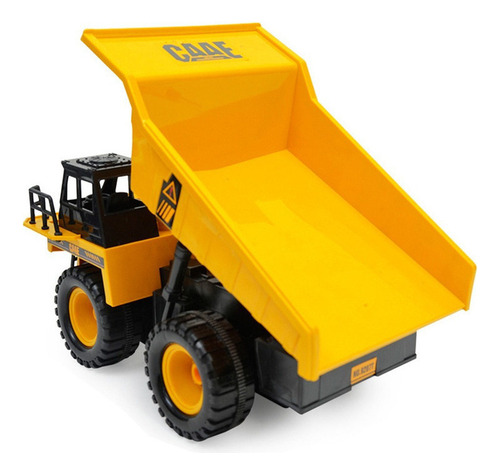 Camión Volquete Amarillo Con Control Remoto A Escala 1:22