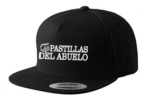 Gorra Plana Snapback Las Pastillas Del Abuelo - Rock