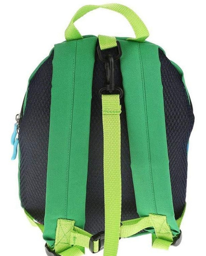 Mochila Dinosaurio Con Arnés Correa Preescolar Verde Bosque Arnés de Dinosaurio