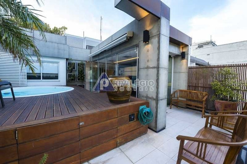 Imagem 2 de 26 de Cobertura À Venda, 2 Quartos, 1 Suíte, 2 Vagas, Humaitá - Rio De Janeiro/rj - 1728