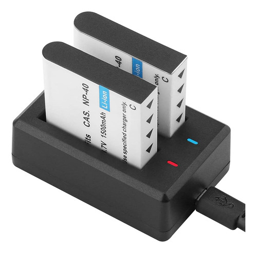 ` Baterías For Video Cámara Geekam Np-40 1500mah Con