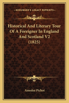 Libro Historical And Literary Tour Of A Foreigner In Engl...