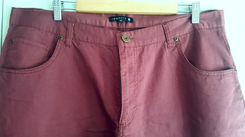 Pantalon P Hombre.t.48/50.nuevo.color Bordó O Vino.