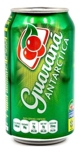 Bebida Energética Antártica Guaraná Guaraná En Lata 12l Pack X12