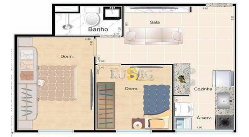 Imagem 2 de 9 de Apartamento Novo Itaquera - Ap1169