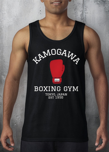 Playera Tanktop Kamogawa Gym Hajime No Ippo Box Sin Mangas