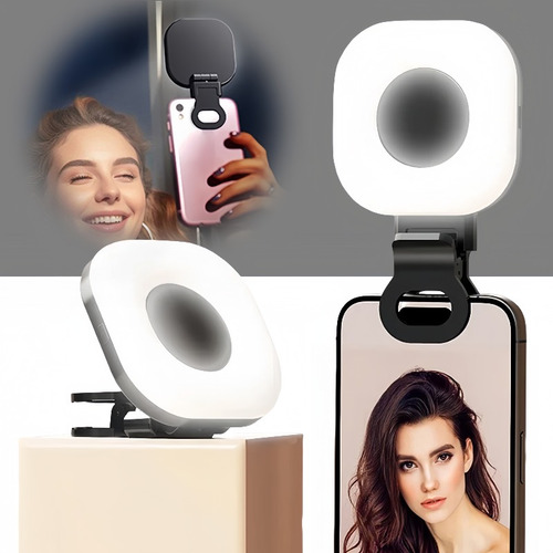Mini Luz Led Portátil Para Rellenar Selfies Con Luz De Relle