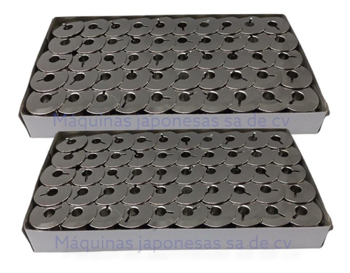 Imagen 1 de 3 de 100 Carretel Metalico Para Maquina De Coser Industrial