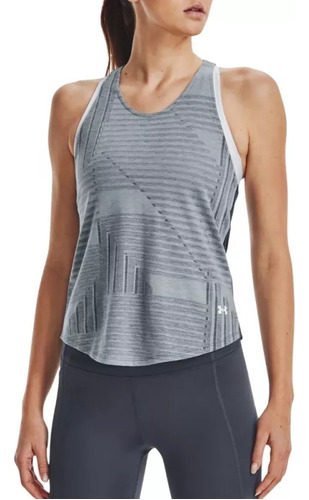 Tank Top Running Under Armour Streaker Deco Diamond Gris Muj