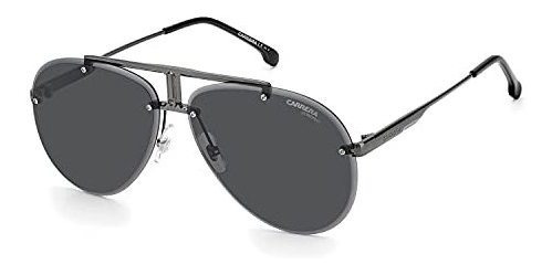 Gafas De Sol Piloto Carrera 1032/s, Negro/gray, 62mm, Y4thl