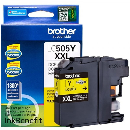 Cartucho Tinta Brother Lc505y Amarillo