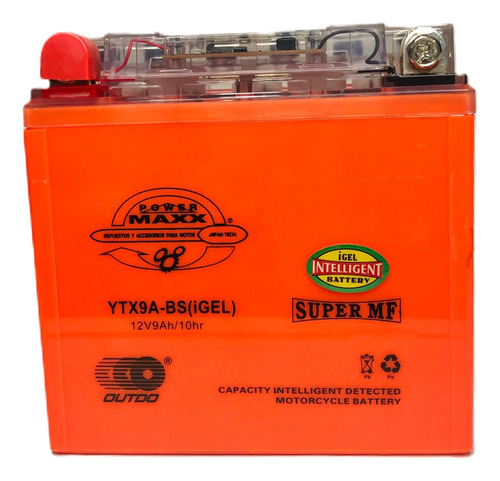 Bateria Ytx9a De Gel Para Cuatriciclos Con Tester - Gkmotos