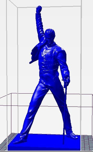Estatua Freddie Mercury - Archivo Stl