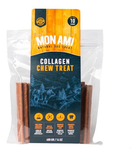 Snack Mon Ami Golosina Collagen Chew Treat S 400 Gr 