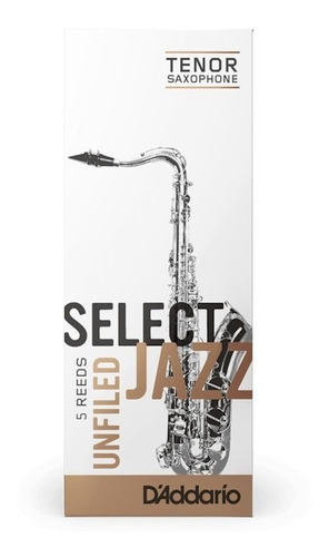 Palheta Sax Tenor Daddario Select Jazz  - Unfiled - 01 Uni.