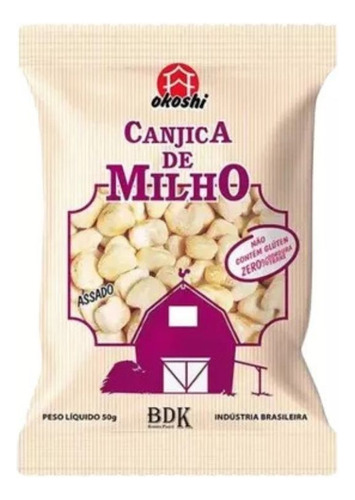 Kit 5 Canjicas De Milho Com Açúcar 5 Canjicas Com Sal