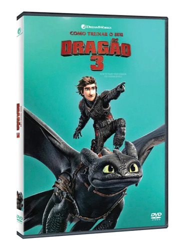 Dvd Como Treinar O Seu Dragão 3 - Desenho Lacrado Original