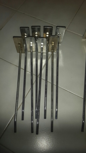 Ganchos De Metal Exhibición Tabla Acanalada. (Usado)