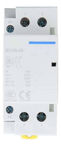 Contactor De Corriente Alterna 2p 40a, Riel Din Doméstico De