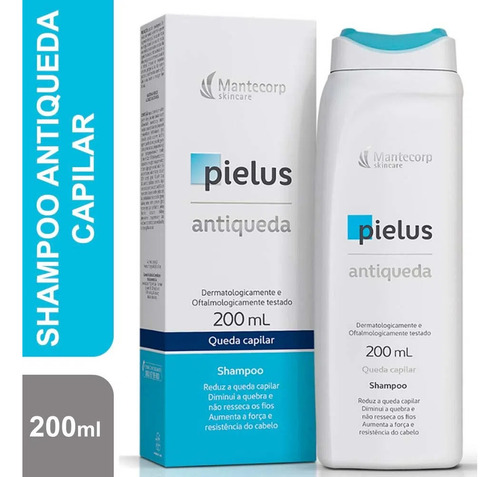 Shampoo Antiqueda Pielus 200ml Mantecorp Skincare