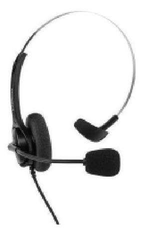 Headset Chs 40 Rj9 Flexível Com Protetor Auricular