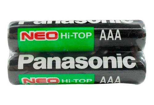 Par X2 Baterias Pilas Aaa Panasonic Alta Calidad Neo Hi-top