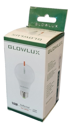 Lampara Led X10 Classic 10w = 75w Cálida - Glowlux - E. A.