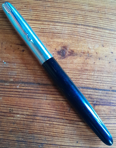 Parker 21 Made In Usa Negro Acero 