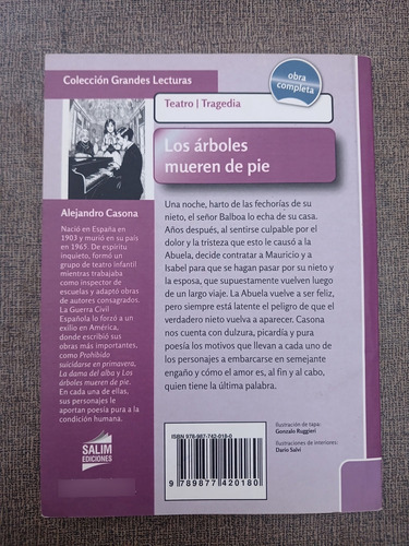Los Arboles Mueren De Pie - Alejandro Casona (usado) (Usado)