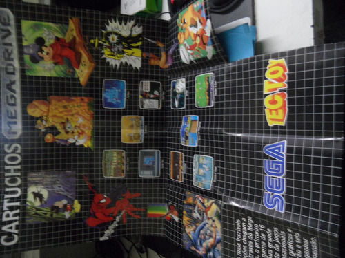 Catalogos De Jogos Original Mega Drive Tectoy(rasgado)
