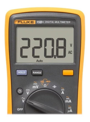 Multímetro Digital 400/1000v Ac/dc Cat Ii 15b+ Fluke