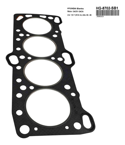 Empacadura Camara Elantra 1.6 G4cr 1.8 G4cn 90-95 Original
