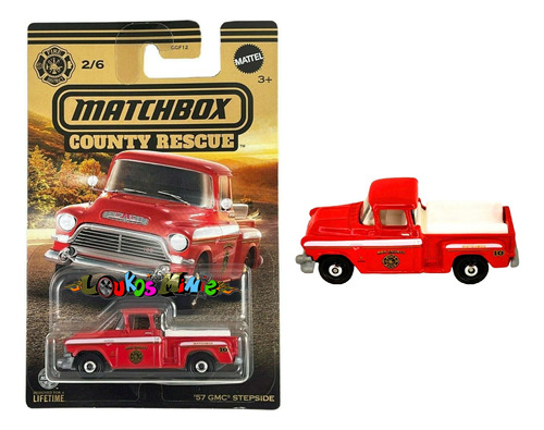 Matchbox ´57 Gmc Stepside Pickup County Rescue 2/6