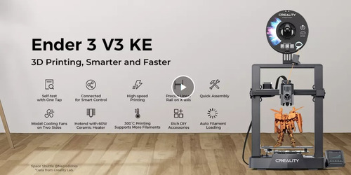 Impresora 3d Creality Ender 3 V3 Ke 500 Mm/s Cr Touch / Bcv