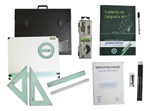 Comprar Tablero 40x50 Dibujo Dozent  Con Atril Completo 26 Artículos