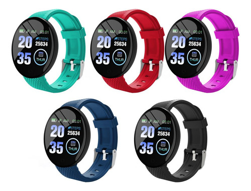 Sjsjreloj Inteligente Smartwatch Remind D18, Pulsera Rate He