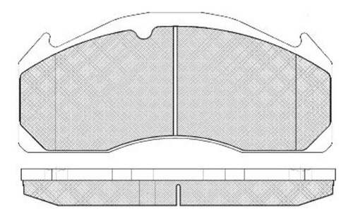 Pastilla De Freno Volvo Fh 12 12.340/380/420 2000/ Delantera