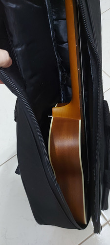 Ukulele Ohana Barítono Elétrico Novo Com Capa Marrom (Usado)
