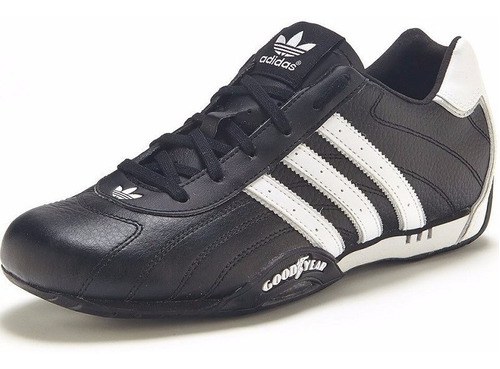 Originals Tenis adidas Goodyear Adi Race Piel Negro Y Blanco | Mercado Libre