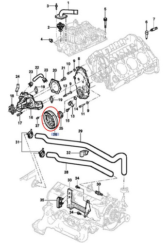 Polea Cigueñal Chevrolet K1500 Pickup 4.3l V6 1997