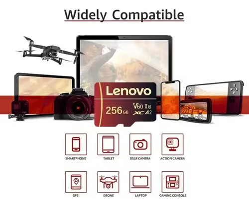 Lenovo Tarjeta De Memoria 1tb Micro Tf Sdxc V60