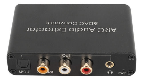 Extrator De Som Estéreo Analógico Hd Output Arc 192khz Óptic