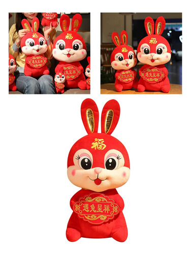 Juguete De Peluche De Conejo Del Zodiaco, 20 Centímetros