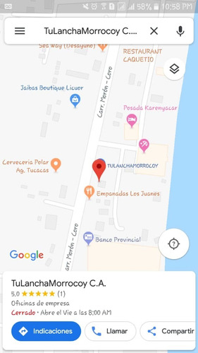 Imagen 5 de 6 de En Venta Terreno En Boca De Aroa Inm-038