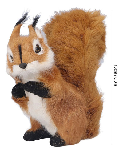 Simulación De Ardilla De Peluche, Grande, Linda, Realista
