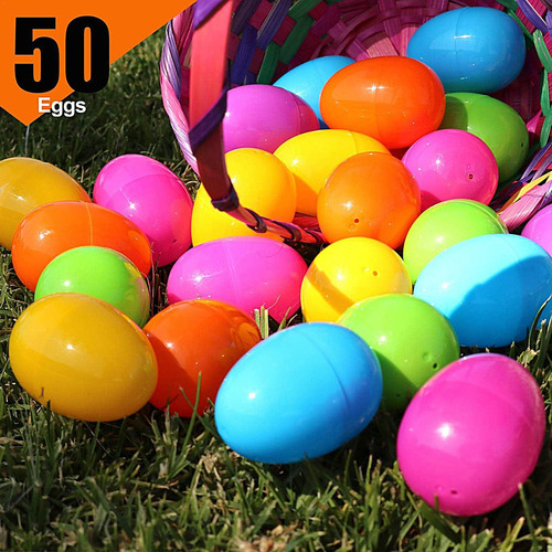 Coloridos Huevos De Pascua Huevos De Pascua Vacíos 50 Piezas