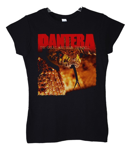 Polera Mujer Pantera The Great Southern Trendkill Metal Abom