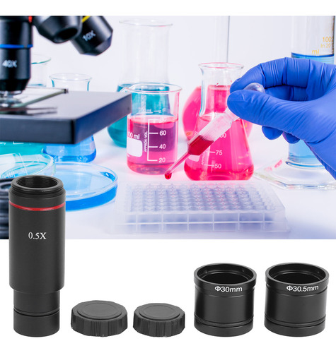 Adaptador De Cámara De Microscopio 0,5x Veces Cmount Para Am