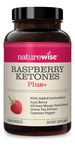 Naturewise Raspberry Ketones Plus+ Antioxidante Avanzado Y .